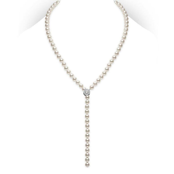 Akoya Cultured Pearl Lariat - 1